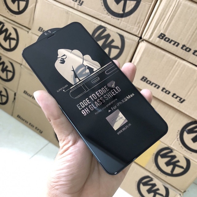 Cường lực Kingkong cao cấp full màn hình cho iP , siêu trong, mượt mà, hạn chế vân tay  - Beetech