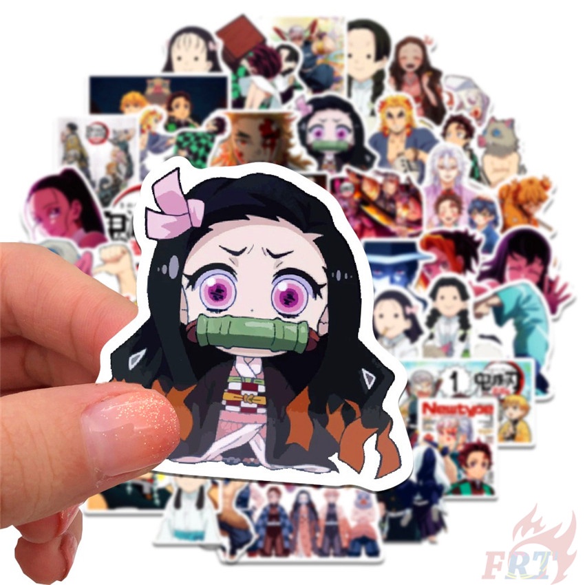 ❉ Hình Dán Kimetsu no Yaiba: Yuukaku-hen Series 01 ❉ Bộ 50 Miếng Dán Chống Thấm Nước Thời Trang