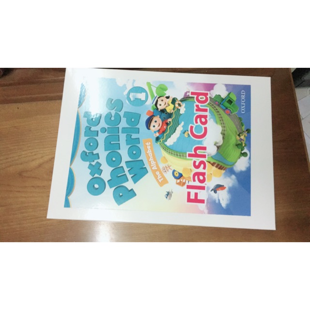 Thẻ Oxford Phonics World 1-5, khổ a5 2 mặt