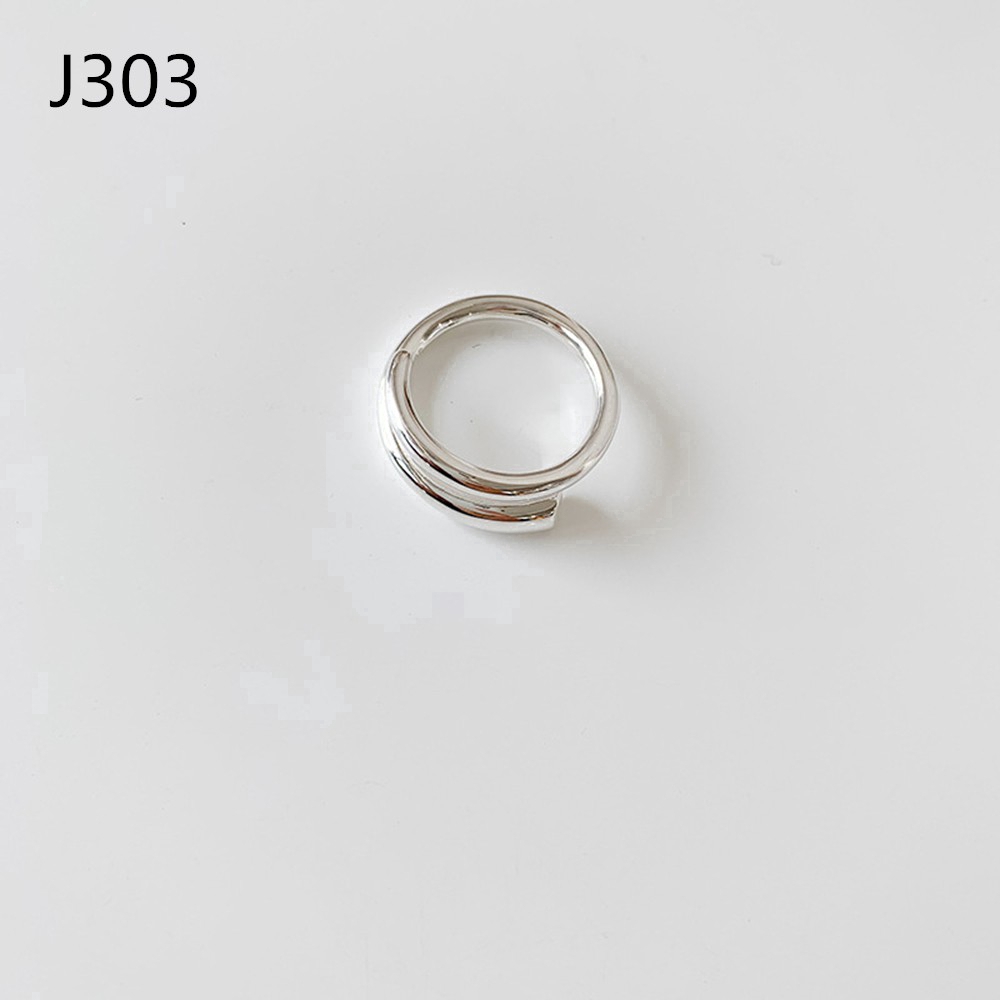 Nhẫn hở thiết kế hình mặt cười độc đáo bằng kim loại thời trang cá tính