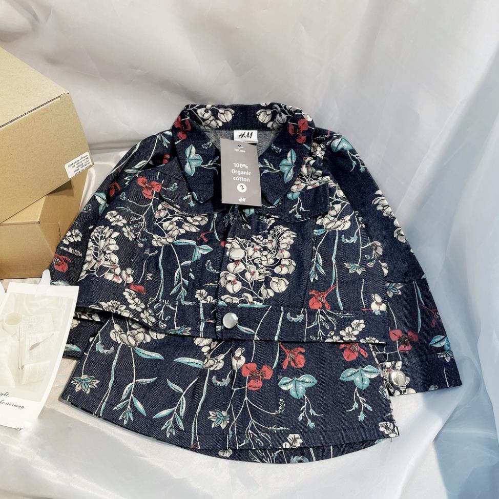 SET ÁO+ CHÂN VÁY JEAN HOA CHO BG