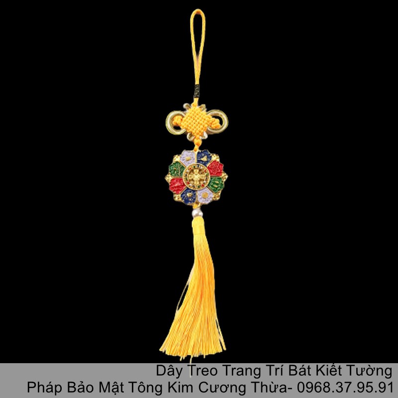 |Đẹp| Dây Treo Trang Trí Bát Kiết Tường - Tám Biểu Tượng Cát Tường Mật Tông
