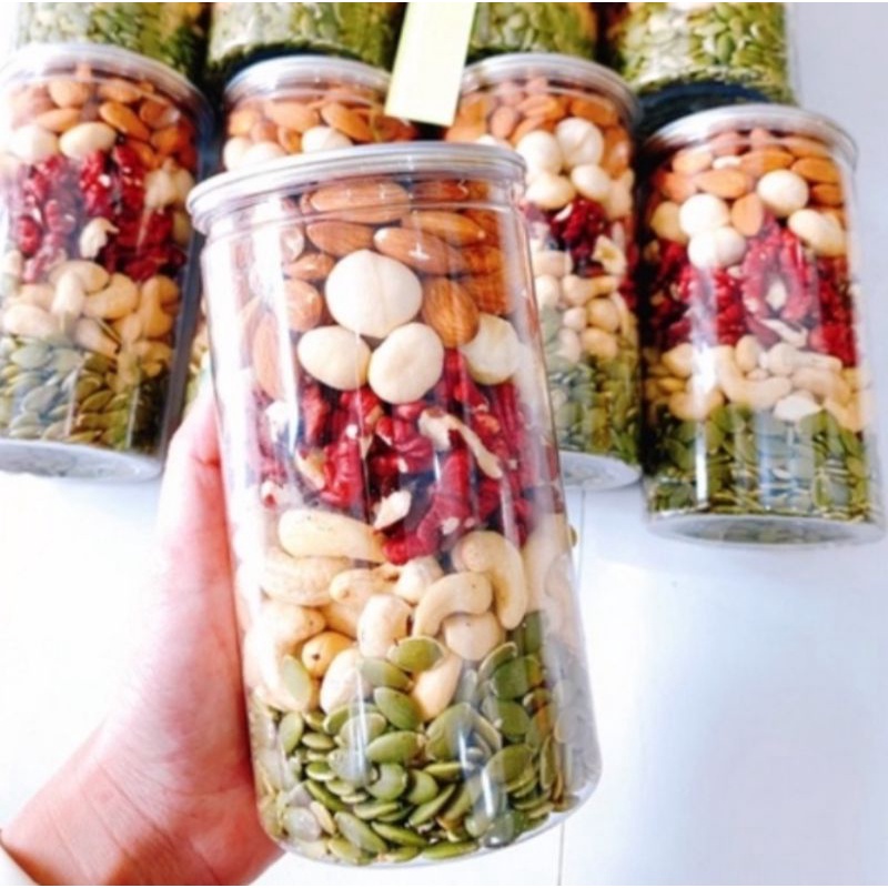 Mix 5 Hạt Dinh Dưỡng Rang Chín Ăn Liền Hộp 500g