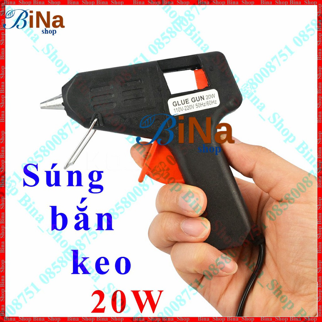 Súng bắn keo nến 20w (keo nến mua riêng)