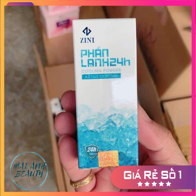 Phấn lạnh 24h Zini 50g khử mùi cơ thể