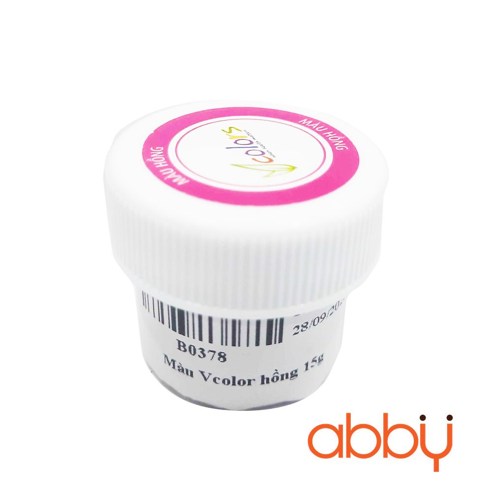Màu Vcolor hồng 15g