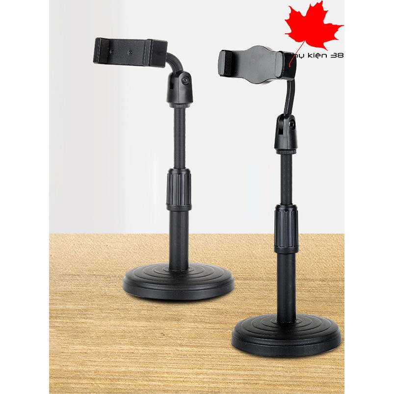 Giá Đỡ Điện Thoại 360 độ cây Live Stream LiveStream để bàn có thể điều chỉnh chiều cao 24-34 Cm và 2.1m | BigBuy360 - bigbuy360.vn