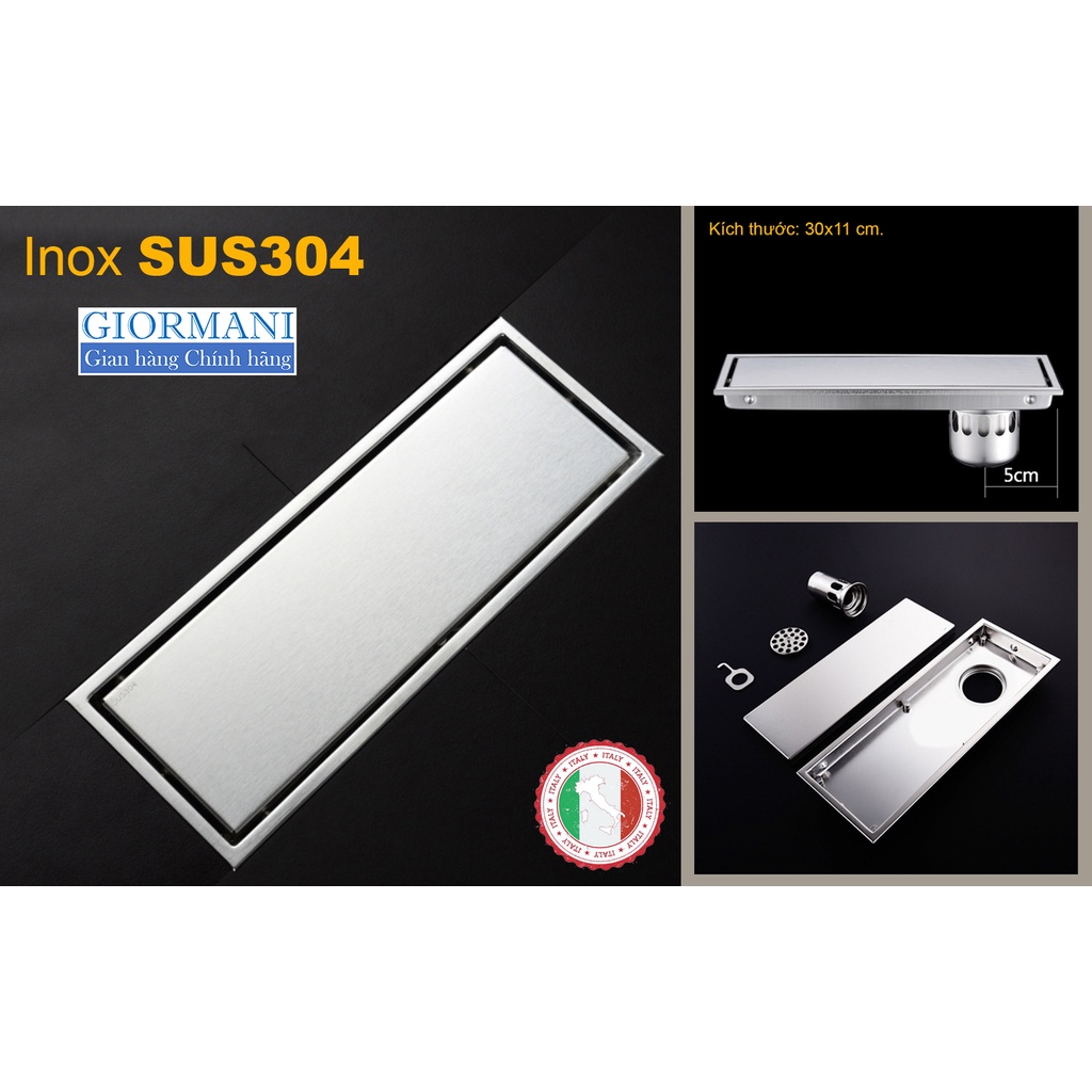 Thoát sàn ngăn mùi inox SUS304  Hàng cao cấp ITALIA GIORMANI