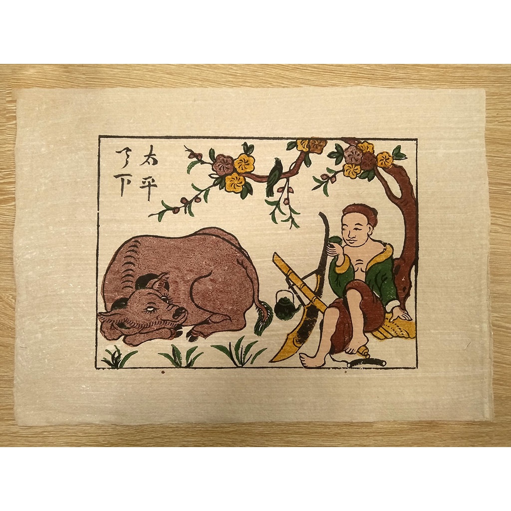 Tranh Dân Gian Đông Hồ - Tranh Đông Hồ Nông Nhàn