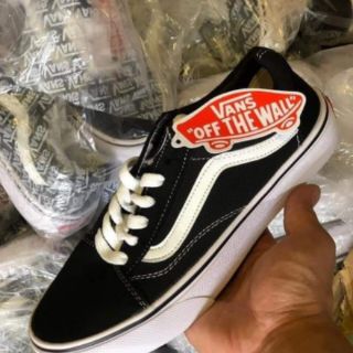 _FreeShipFullBox_ Giày Thể thao V đen đế trắng