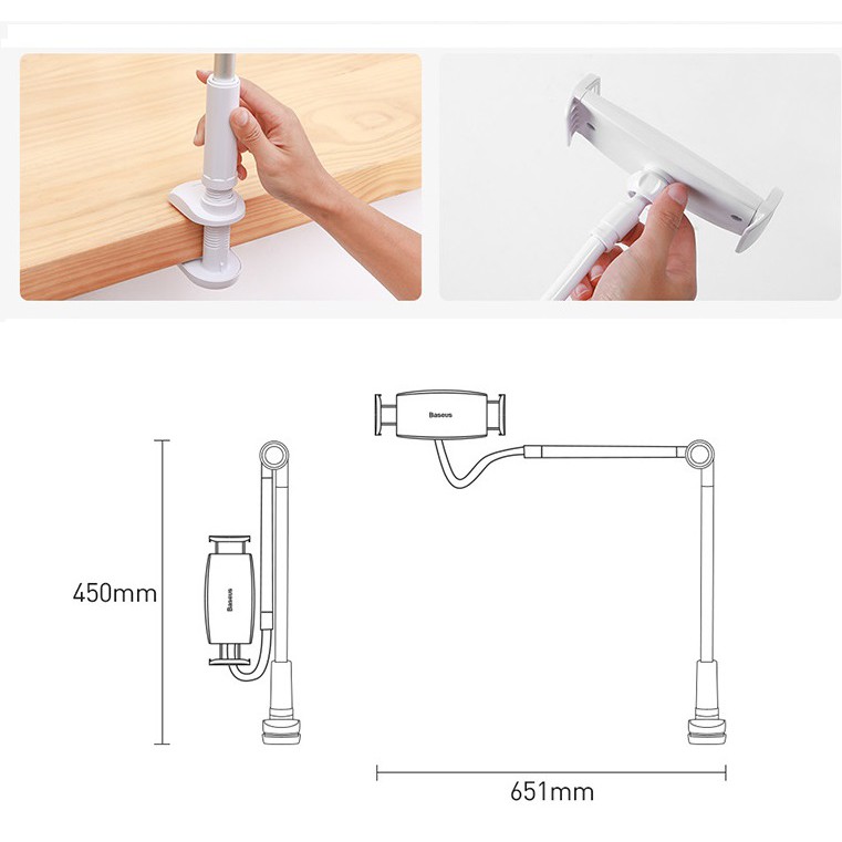 Giá đỡ điện thoại- giá đỡ  iPad Baseus Otaku Life Rotary | BigBuy360 - bigbuy360.vn