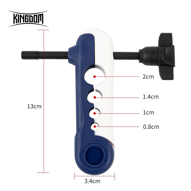Thanh Quay Cho Guồng Cuộn Dây Câu Cá Kingdom 53g Bằng Nhựa ABS 13x3.2x2.2cm