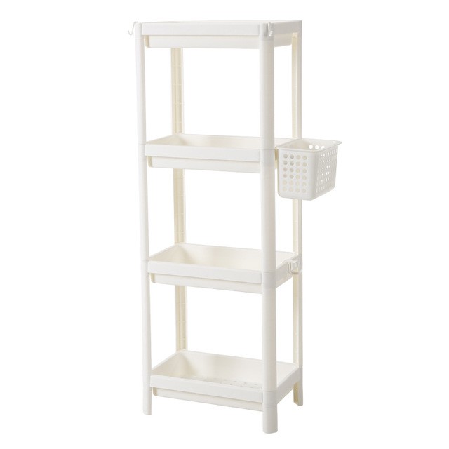 Kệ nhựa 4 tầng phòng tắm thiết kế châu âu - đa năng.(K401)