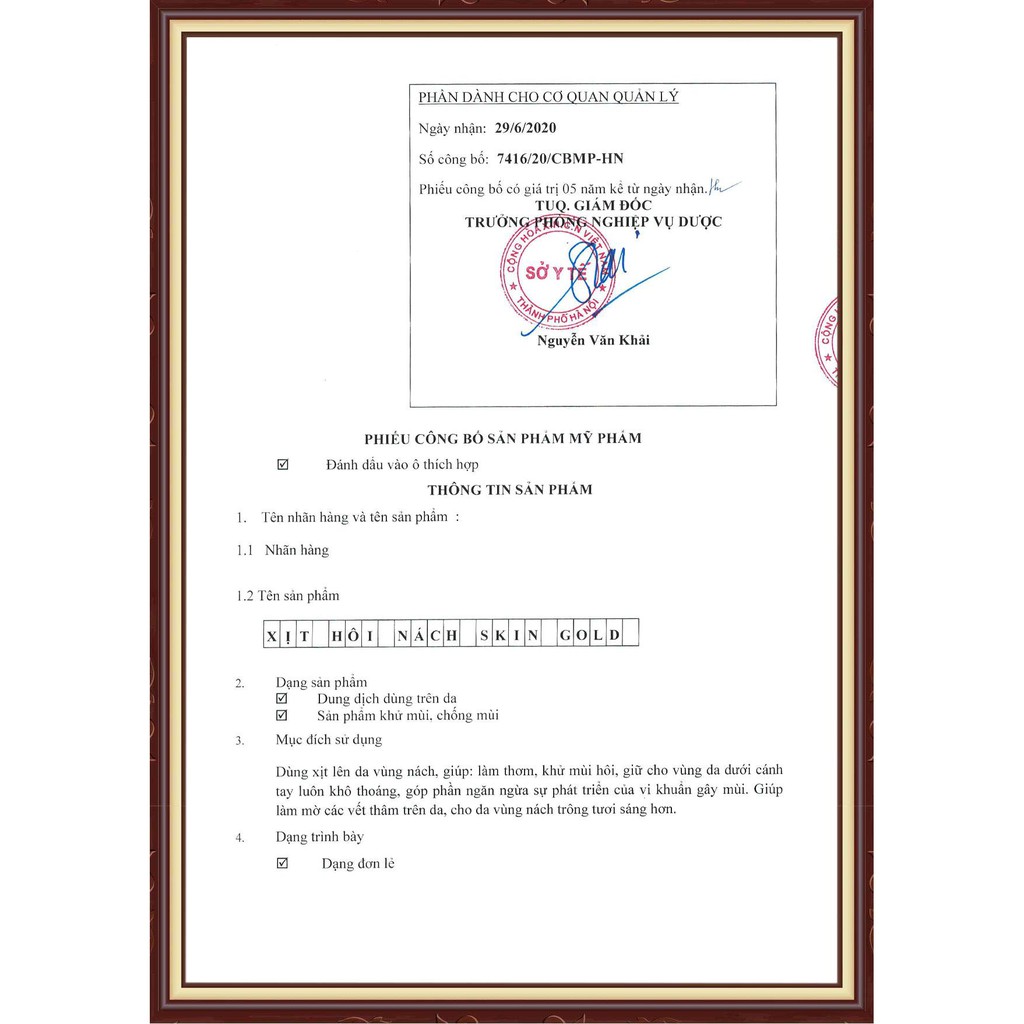 Xịt hôi nách SKIN GOLD Tri hôi nách, khử mùi cơ thể, giảm tiết mồ hôi, giúp vùng nách luôn khô thoáng sạch se | BigBuy360 - bigbuy360.vn