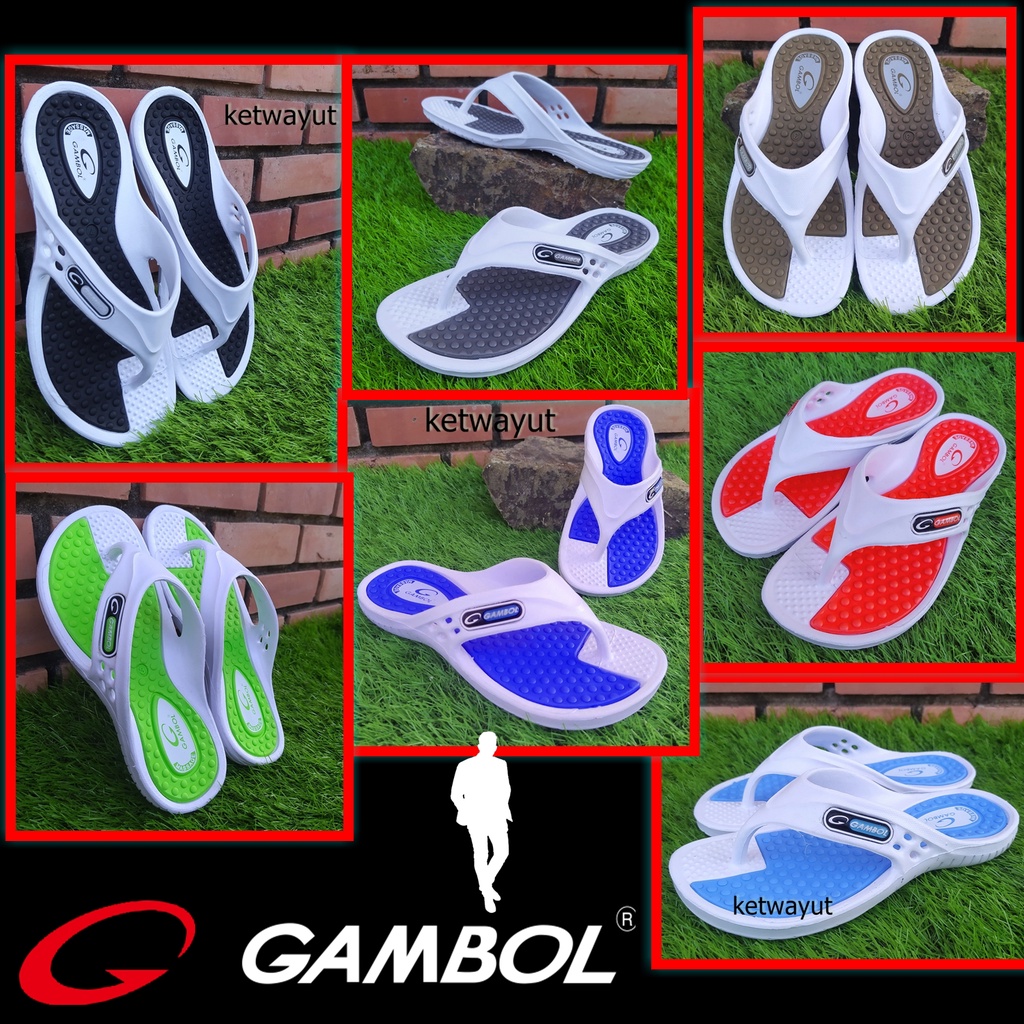 Dép xỏ ngón nam Gambol Mẫu 41042