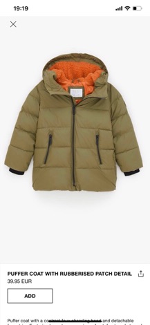 Áo khoác cổ lông zara