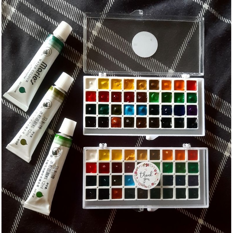 Pocket màu nước maries 36 màu 0.5ml