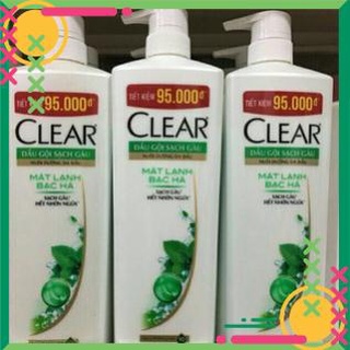 Dầu Gội Clear 900ml Bạc Hà