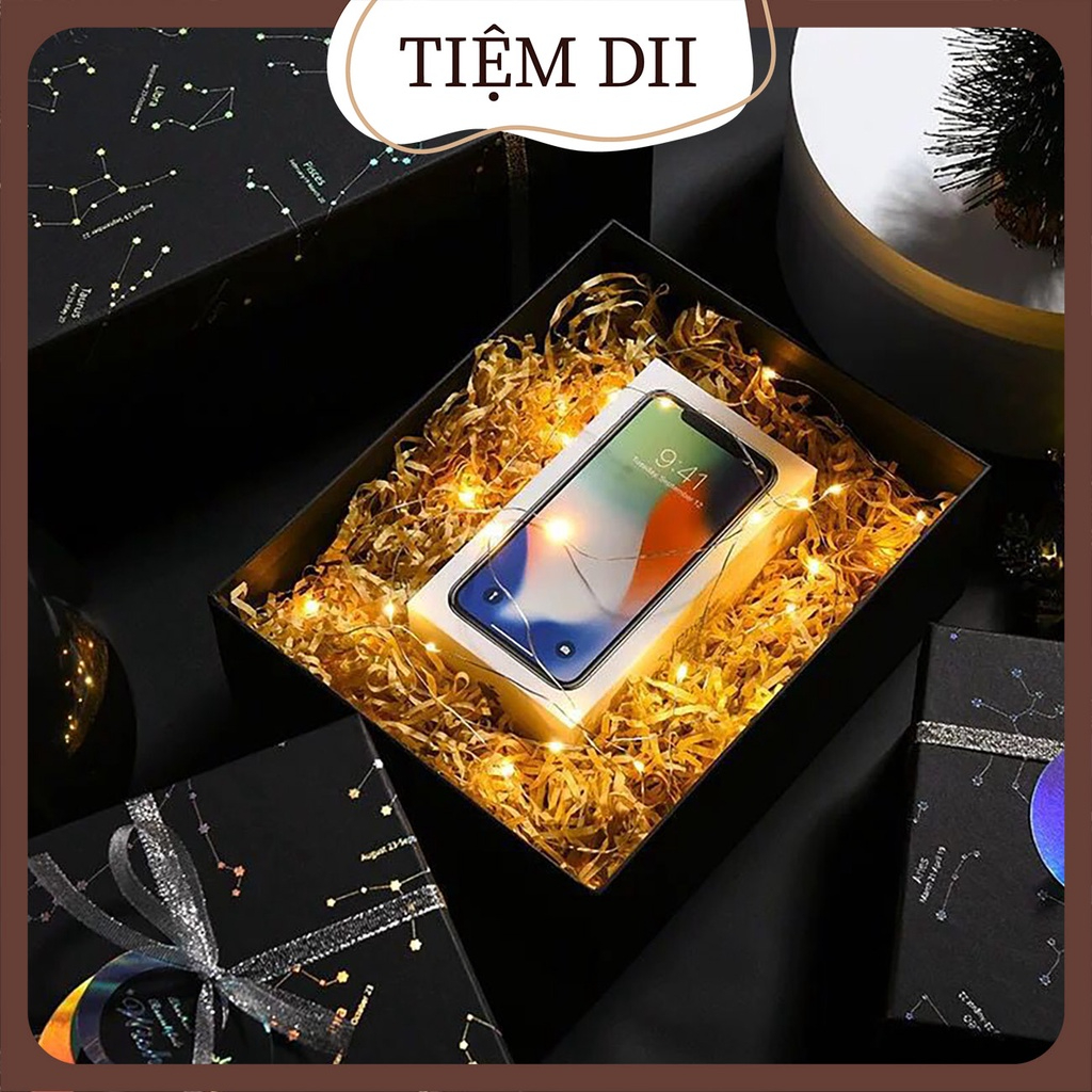 Túi 10 Gram Giấy Rơm Vụn Lót Hộp Quà Giấy Kraft Cắt Sợi Lót Hộp Quà Tặng Phong Cách Vintage