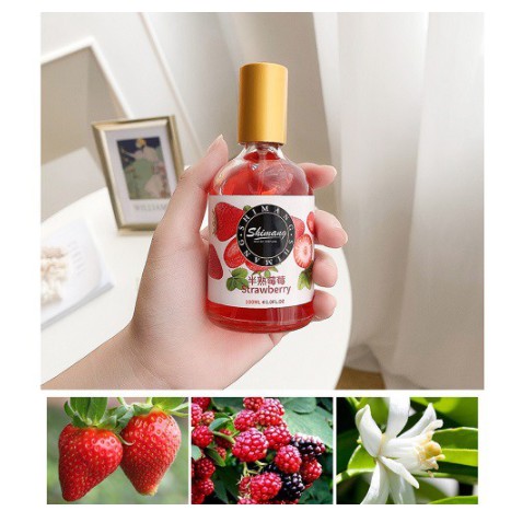 Nước hoa Shimang Xịt thơm toàn thân Shimang Hương Trái Cây Tự Nhiên Thơm Mát Ngọt Ngào 100ml