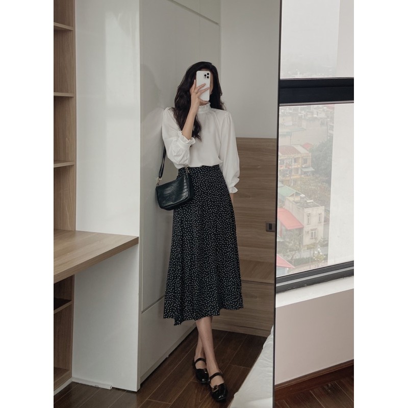 chân váy chiffon freesize 919