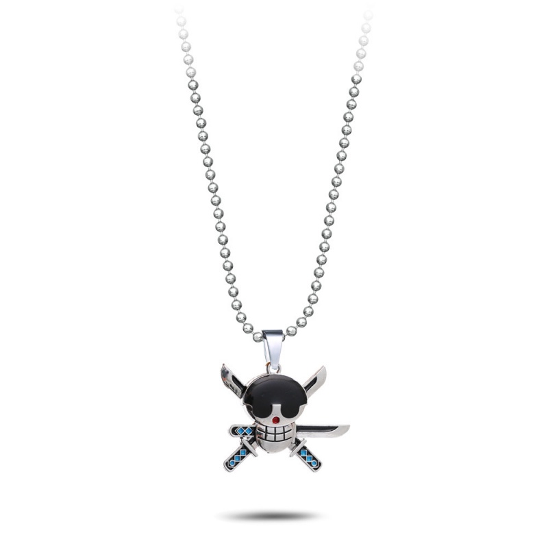 Vòng Cổ Mặt Hình Luffy Ace Trong One Piece Phong Cách Nhật Bản Thời Trang Cho Nam vòng cổ quà tặng cậu bé