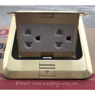 Ổ cắm âm sàn LiOA Loại vuông (LP001 + LC2U3)