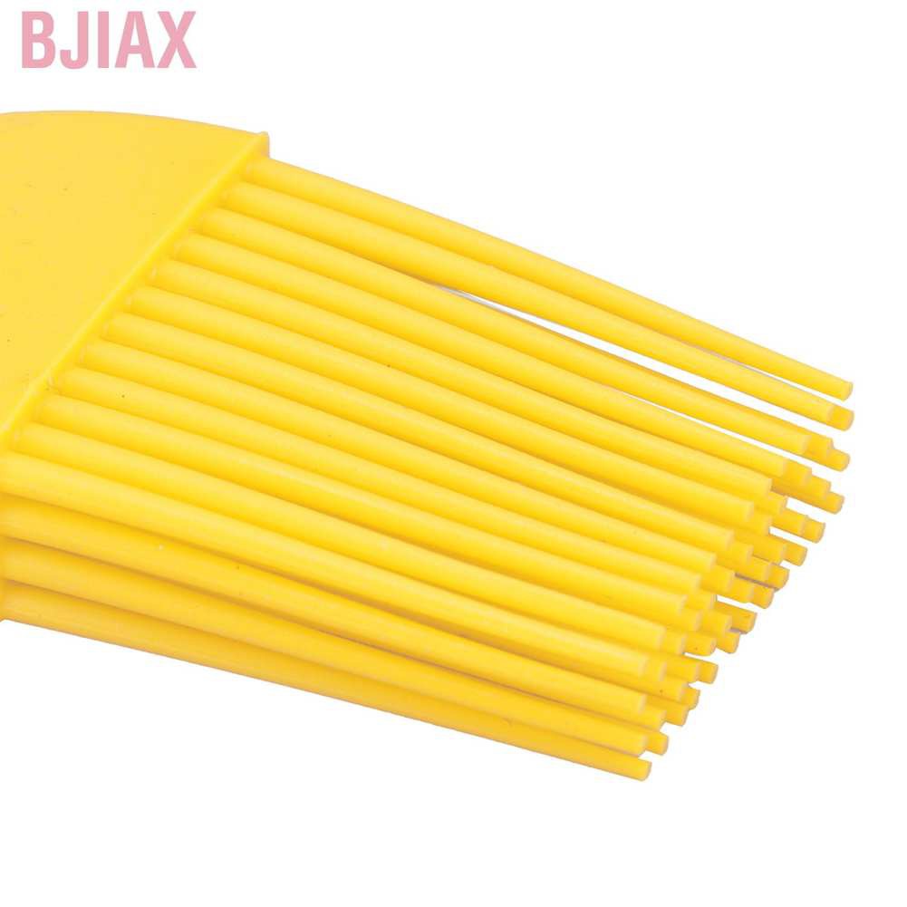 Bộ 6 Cọ Quét Dầu Bằng Silicone Cấp Thực Phẩm Chống Nhiệt Màu Vàng Cho Nhà Bếp