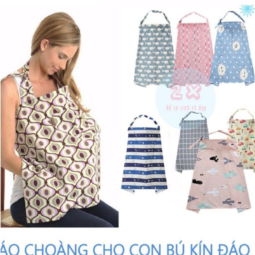 Khăn (áo) choàng cho bú Mon Mon khi ra ngoài đường, lịch sự nơi công cộng