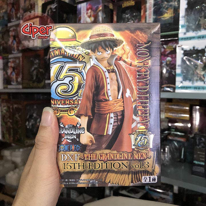 Mô hình Luffy mũ rơm Kỷ niệm 15th năm - One Piece