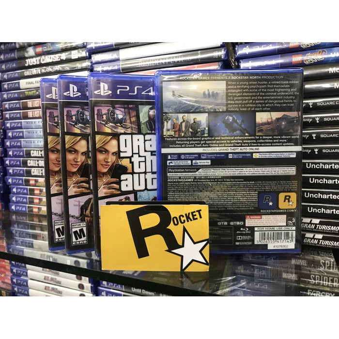 Vỏ Bảo Vệ Cho Tay Cầm Chơi Game Ps4 Gta 5 Region 3