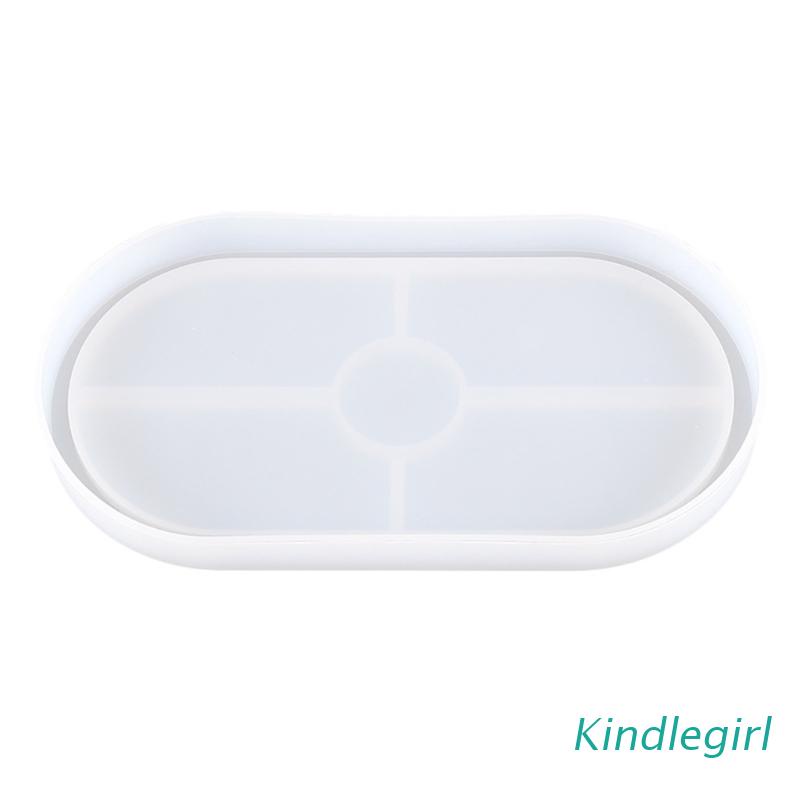 Khuôn Silicone Làm Đồ Trang Sức DIY Hình Oval Tiện Dụng