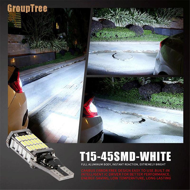 Set 2 Đèn LED Canbus T16 T15 921 W16W Dành Cho Ô Tô