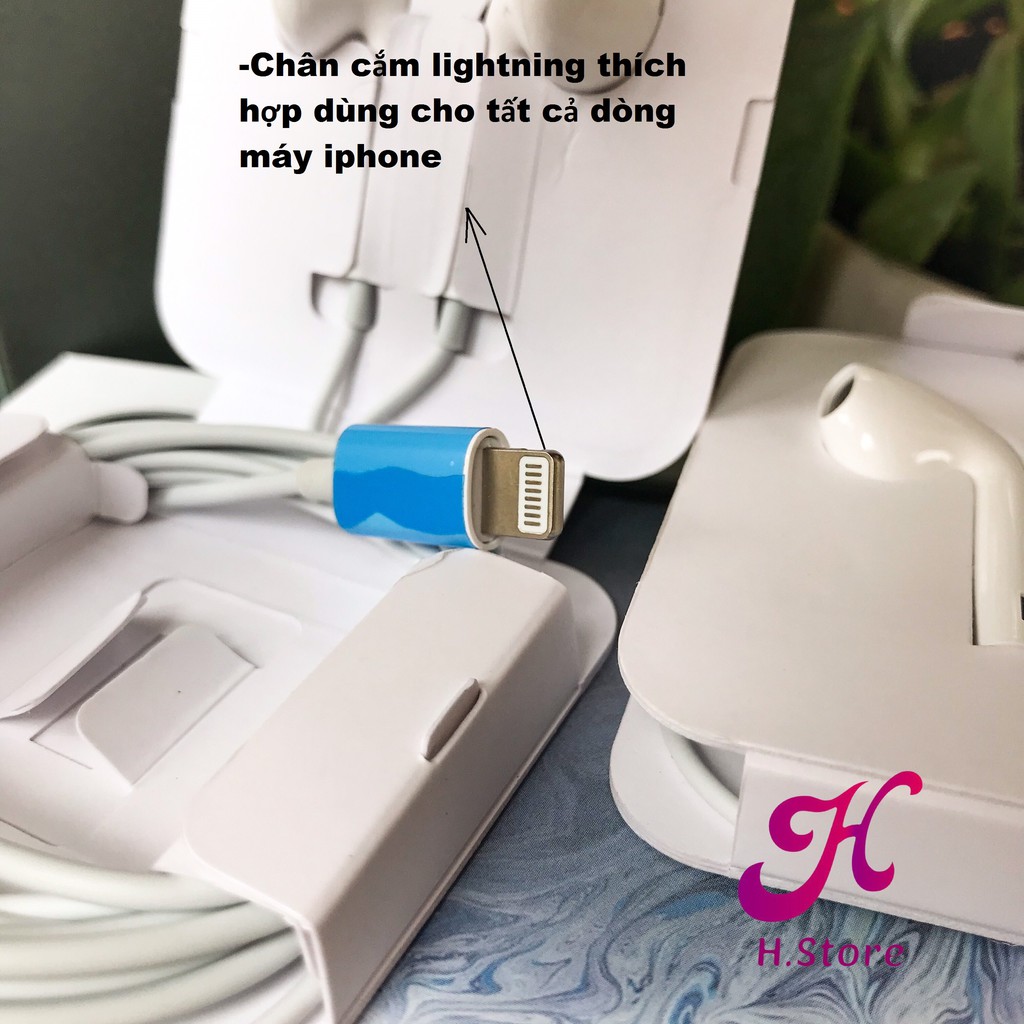 Tai nghe chân lightning iphone 7/7Plus/8/8 Plus/ X/ Xs Max/ 11 / 11 Pro Max tai nghe bluetooth