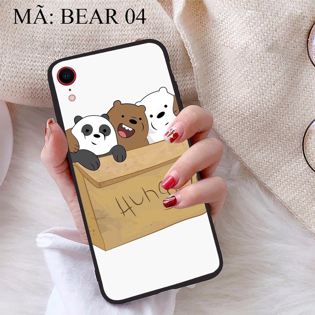 Ốp lưng iPhone XR viền dẻo TPU BST Gia Đình Nhà Gấu