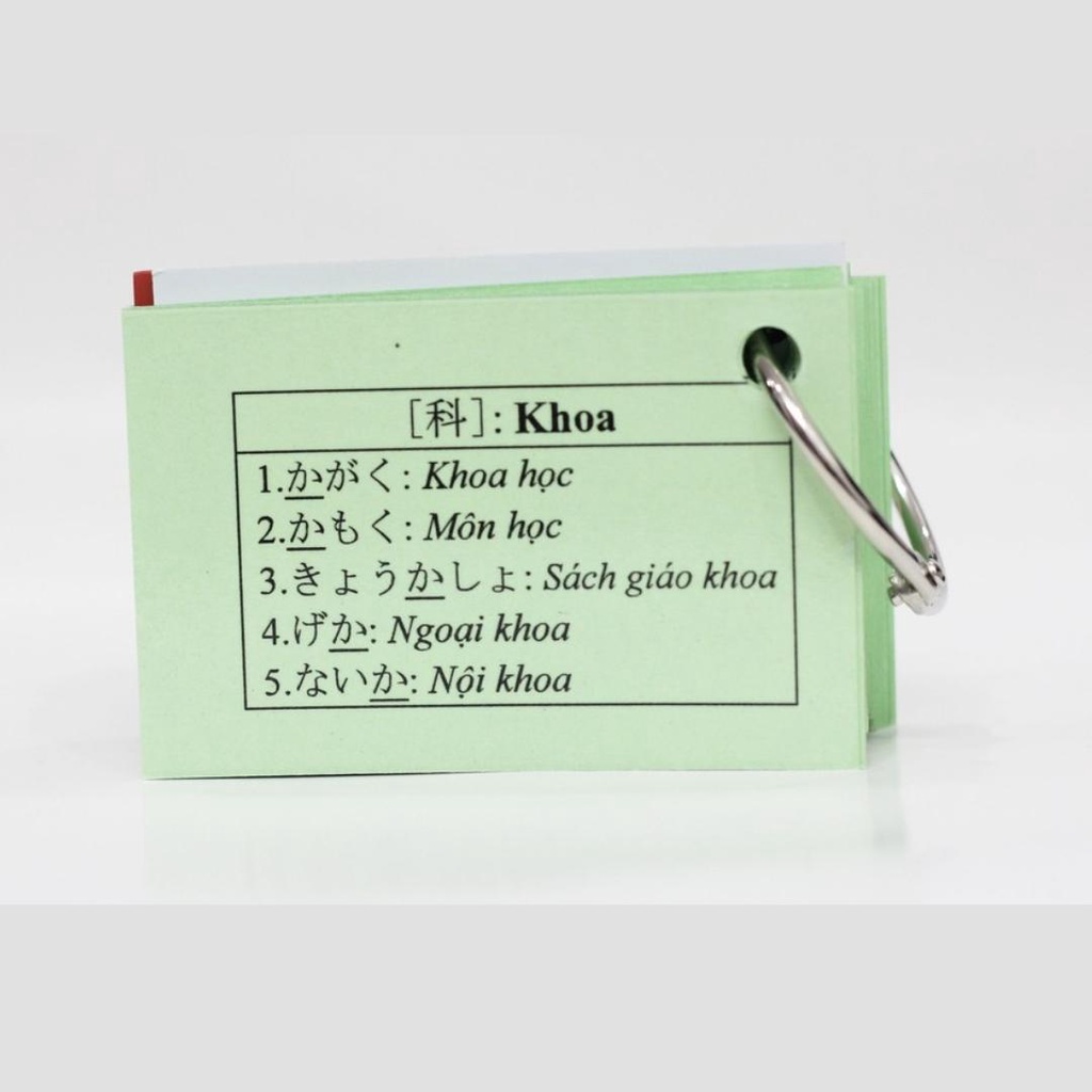 Thẻ Học Tiếng Nhật Kanji N2 Tái Bản Mới Nhất - Flashcard Kanji N2