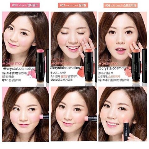 Phấn má hồng dạng thỏi Karadium Cream Cheek Stick