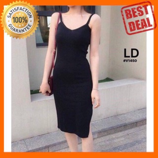 Váy 2 dây body hè đầm ôm body hai dây ăn thoáng