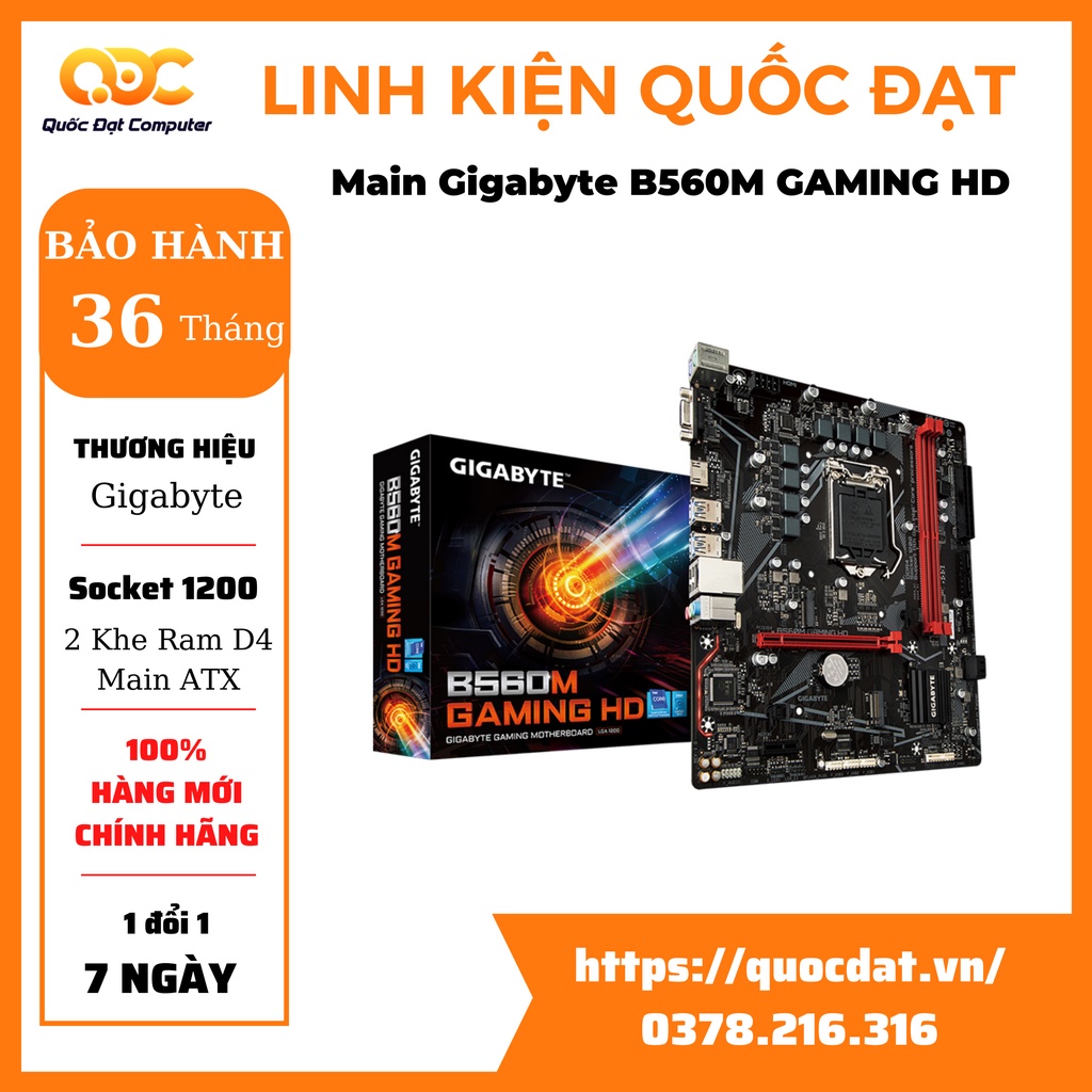 Mainboard Gigabyte B560M-GAMING HD/B560M Aorus Pro  Chính Hãng - Giá tốt - Cao Cấp