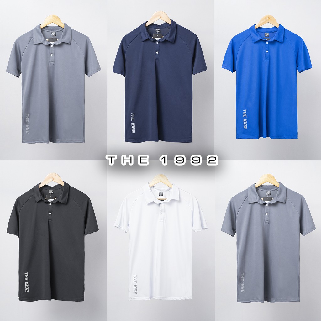 Áo polo basic thể thao Áo thun trơn nam cổ bẻ THE 1992 | WebRaoVat - webraovat.net.vn