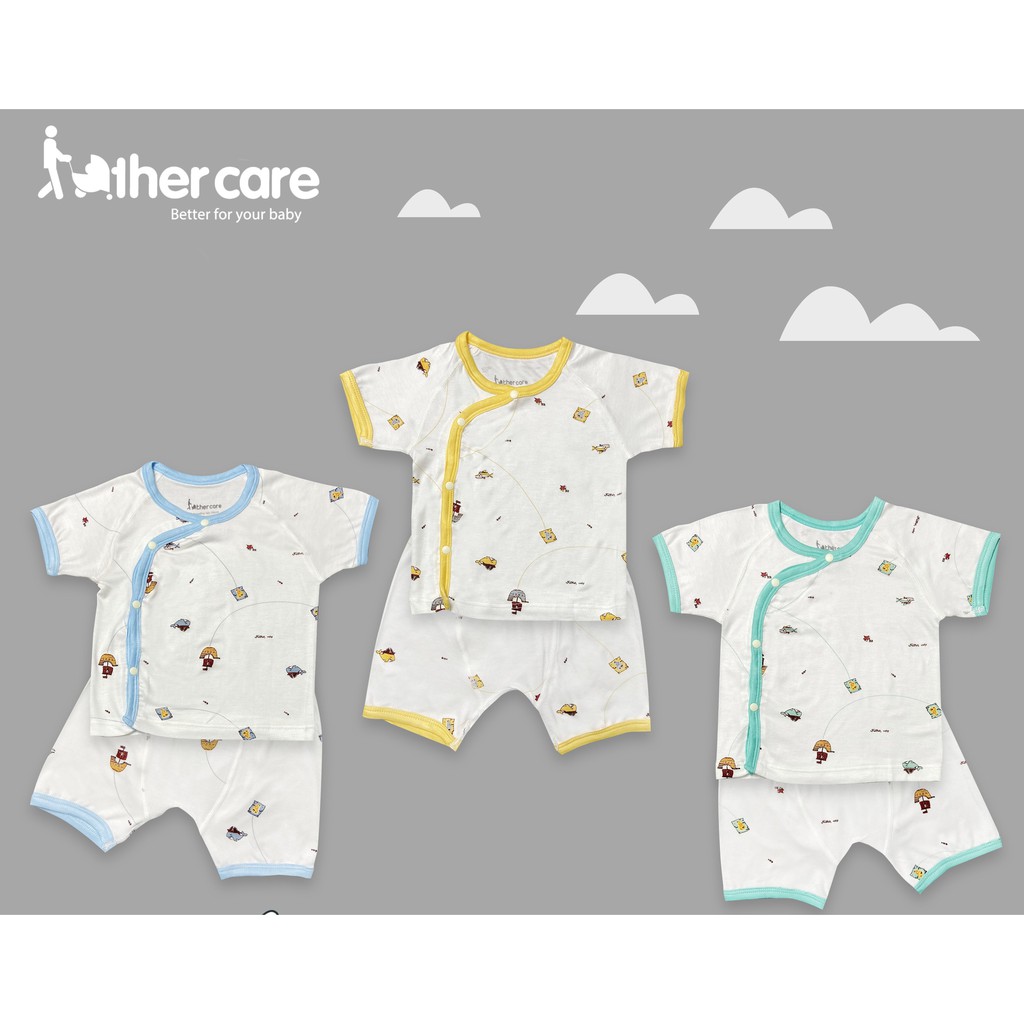 Bộ Quần áo sơ sinh FatherCare Cài lệch CT - Hải tặc FC927