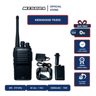 Bộ đàm kenwood tk 510, 16 kênh, nhỏ nhẹ, khoảng cách 1-2km
