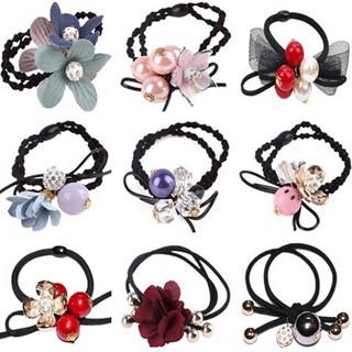 [Crazy Rob 6/10 Bộ Buộc Tóc] Tóc Mũ Kẹp Hàn Quốc Có Độ Đàn Hồi Cao Dây Su Thắt