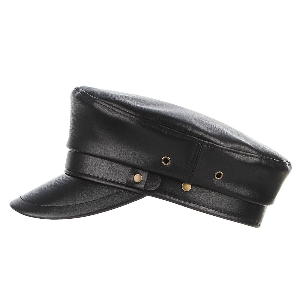 Mũ beret da PU thời trang thu đông 2021 chất lượng cao cho nữ