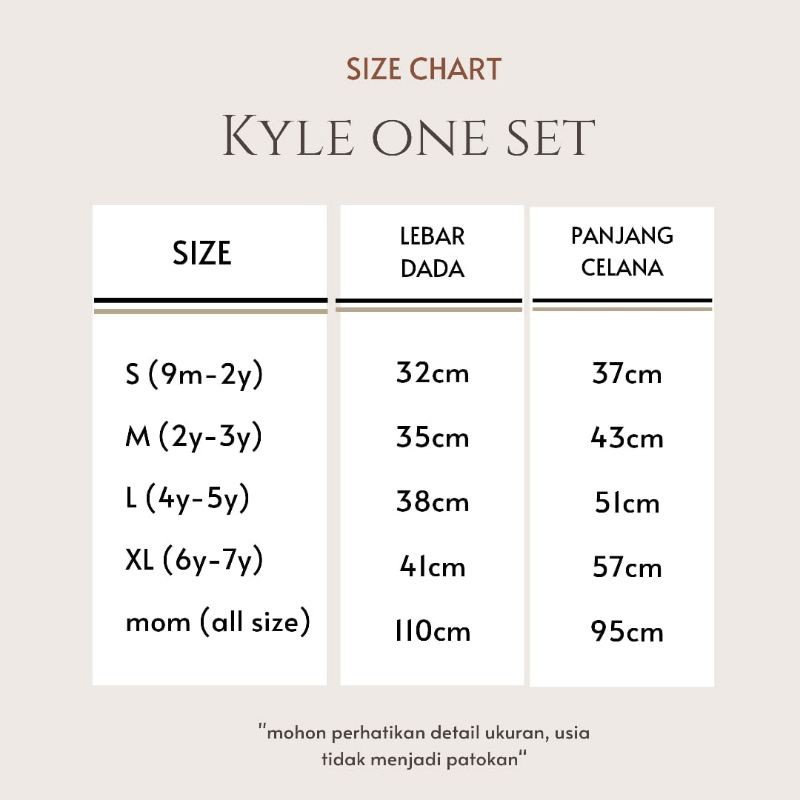 Kyle One Set Đồ Đôi Cho Mẹ Và Bé