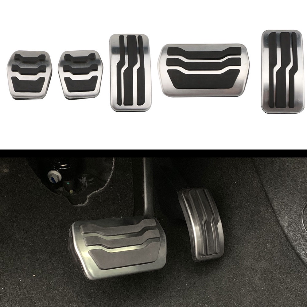 Bàn Đạp Chân Ga Và Phanh Bằng Thép Không Gỉ Cho Ford Focus 2 3 4 MK2 MK3 MK4 RS ST 2005-2020 Kuga Escape 2009-2020