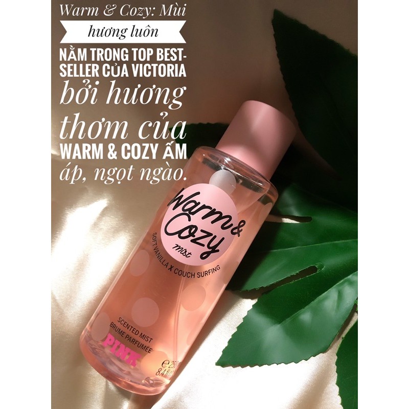 Xịt thơm toàn thân victoria’s secret warm & cozy 250ml