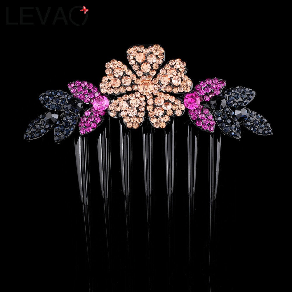 Kẹp Tóc Đính Hoa Pha Lê Xinh Xắn