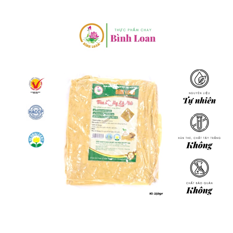 Thực Phẩm Chay Bình Loan - Tàu Hủ Ky Lá Khô