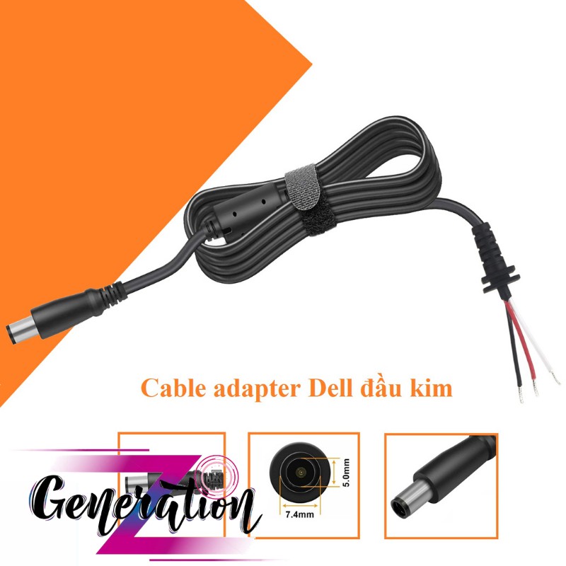 Cáp nguồn Adapter Dell đầu kim